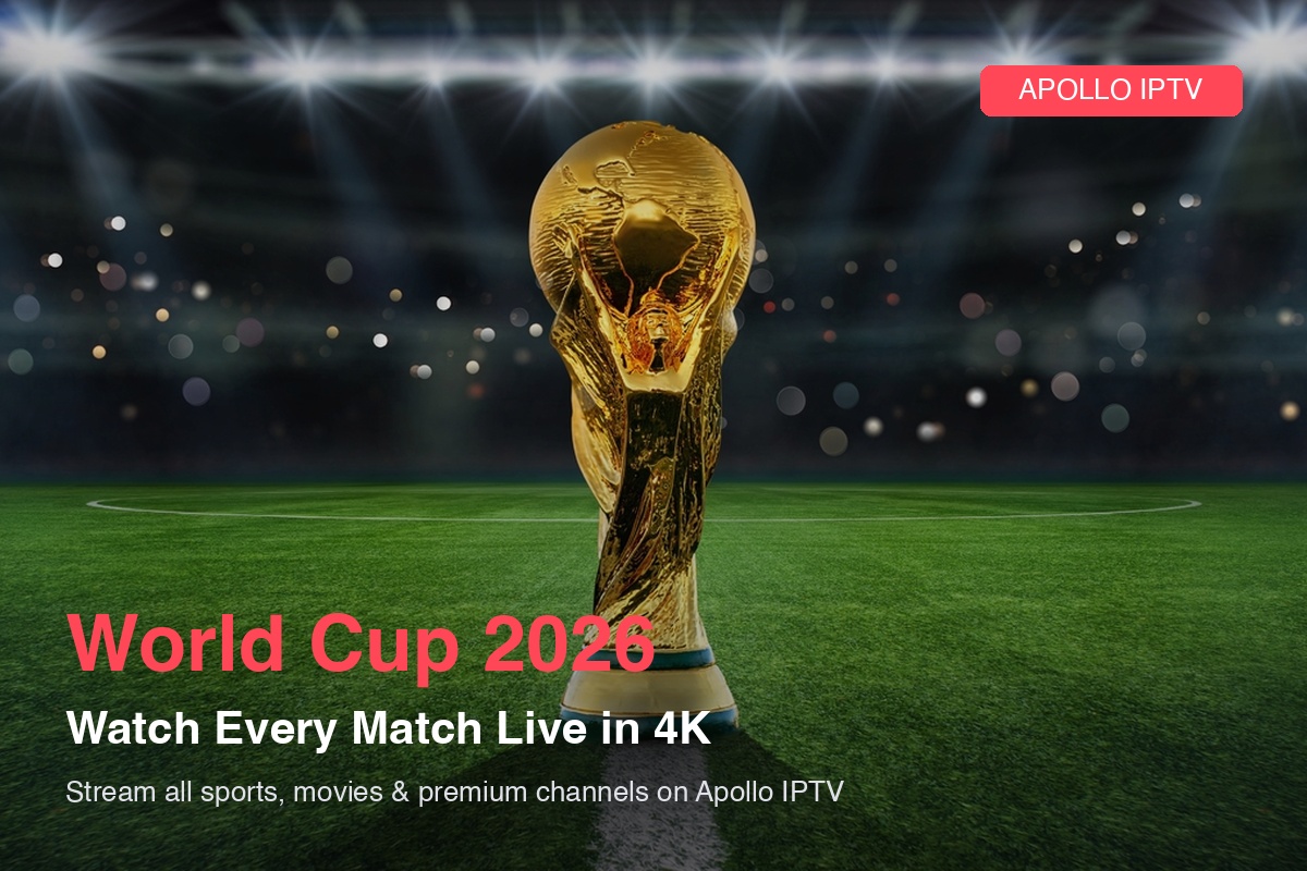 Apollo IPTV World Cup 2026 live streaming banner
